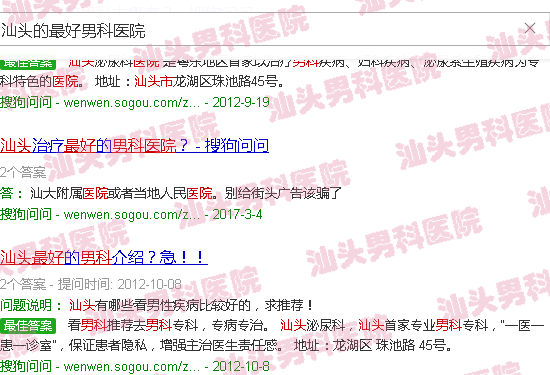 汕头的*好男科医院