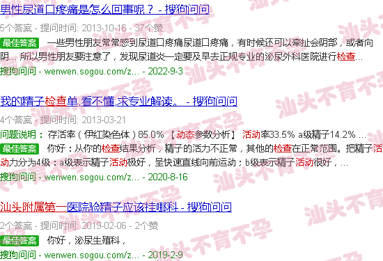 汕头附一检查精液动态特征用不用预约