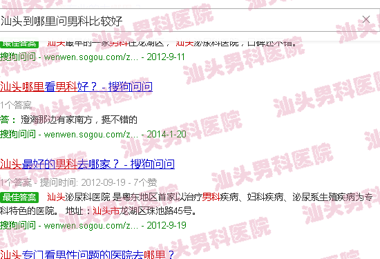 汕头到哪里问男科比较好