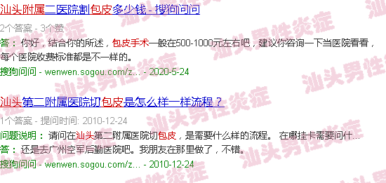 汕头附二包皮手术