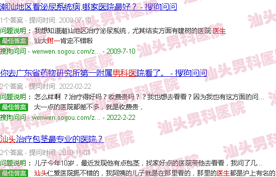 汕头附一男科医生