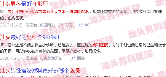 汕头男科医院在那里