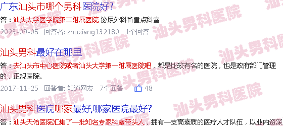 汕头男科诊所哪家好