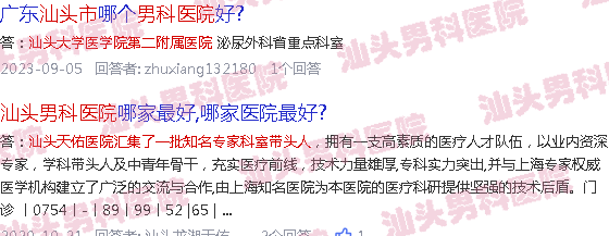 汕头*的男科医院