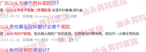 汕头市看男科**的医院