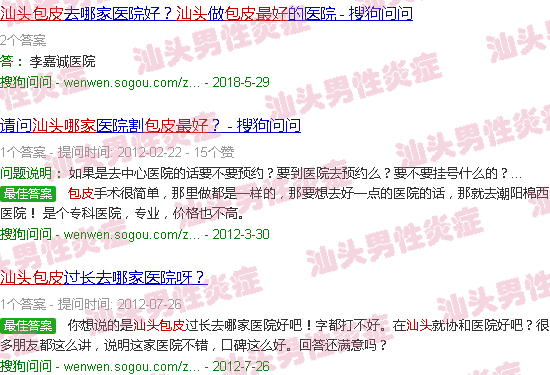 汕头哪里看包皮比较好