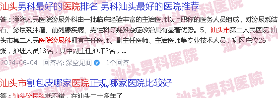 汕头泌尿科医院张淳怎么样