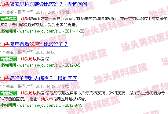 汕头泌尿外科哪个好
