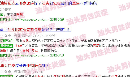 汕头那个医院割包皮比较*