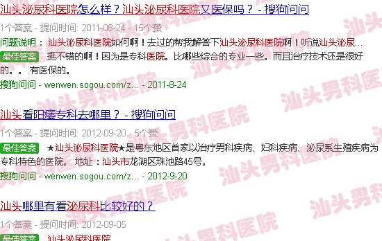 汕头圣康泌尿科医院*吗