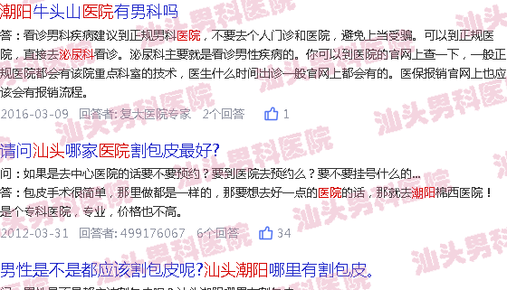 汕头市潮阳泌尿科医院