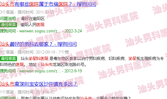 汕头市圣康泌尿医院新闻